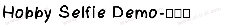Hobby Selfie Demo字体转换
